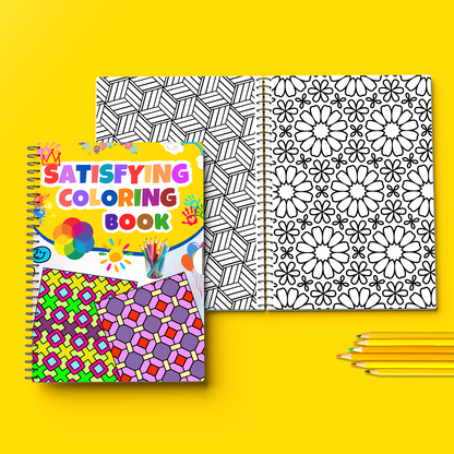 Satisfying Mandala Coloring Book for Kids – Unwind, Relieve Stress & Immerse Yourself in The Beauty of Art with Mesmerizing Patterns That Bring Joy and Relaxation to Your Mind