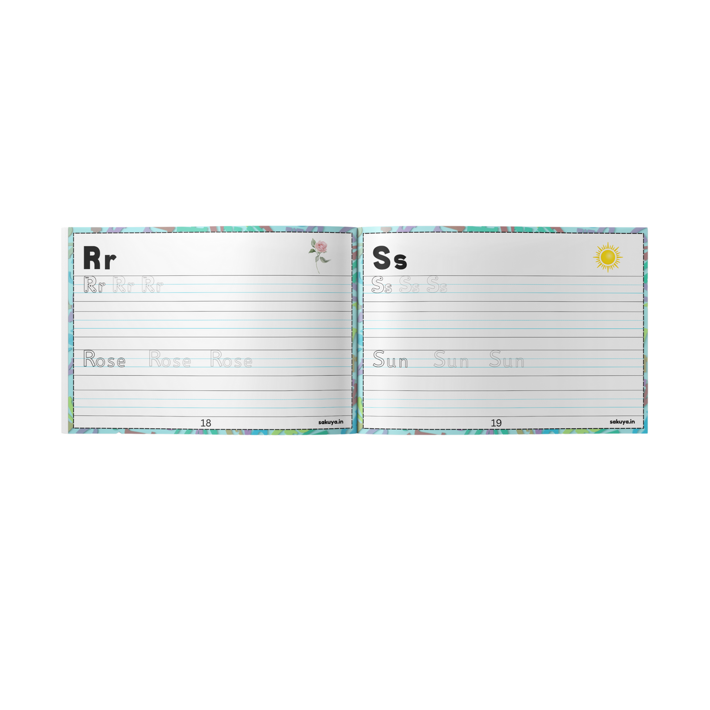 Sakuya Handwriting Practice Book for Kids | Preschool, Kindergarten, Early Learning Workbook | Improve Writing Skills, Fine Motor Development, Tracing Letters