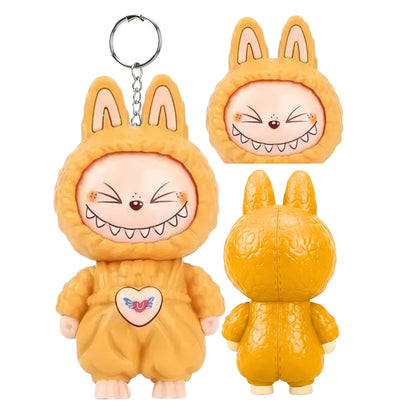 Sakuya Labubu Keychain Cute Cartoon Figure | Mini Collectible Pendant for Bags, Keys & Backpacks | Durable PVC Material | Fun Gift for Anime Lovers & Collectors