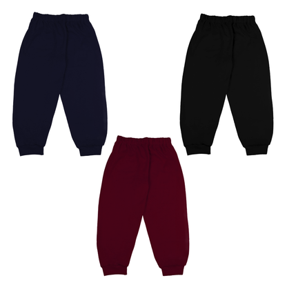 Sakuya Breathable Cotton Set of 3 Pant Set for Nightwear Sleepwear Casual Travel for Unisex Kids Boys Girls