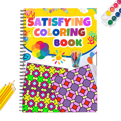 Satisfying Mandala Coloring Book for Kids – Unwind, Relieve Stress & Immerse Yourself in The Beauty of Art with Mesmerizing Patterns That Bring Joy and Relaxation to Your Mind