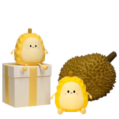 Sakuya Durian Silicone LED Night Light – Cute Rechargeable Bedside Lamp for Kids & Adults, Soft Touch Nursery Night Lamp, Bedroom Home Décor Gift