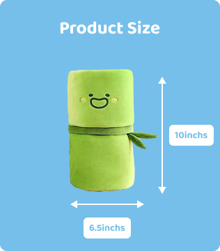 Reversible Bamboo Panda Plush Toy – Soft Toys for Kids, Cute Panda