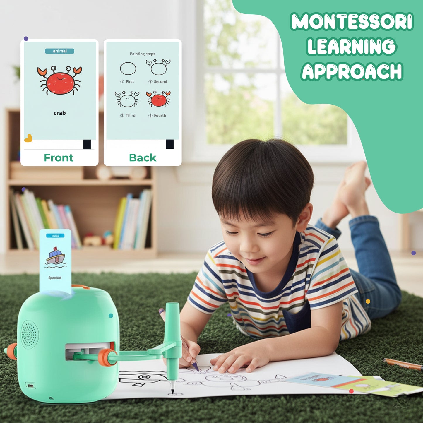 Sakuya Smart Robot for Boys | Interactive Electric Robot for Boys & Girls | Smartivity Toys Educational Gift | Kids Birthday Gift | Creative Art Drawing for 6-12 Years | Unique toys for Kids