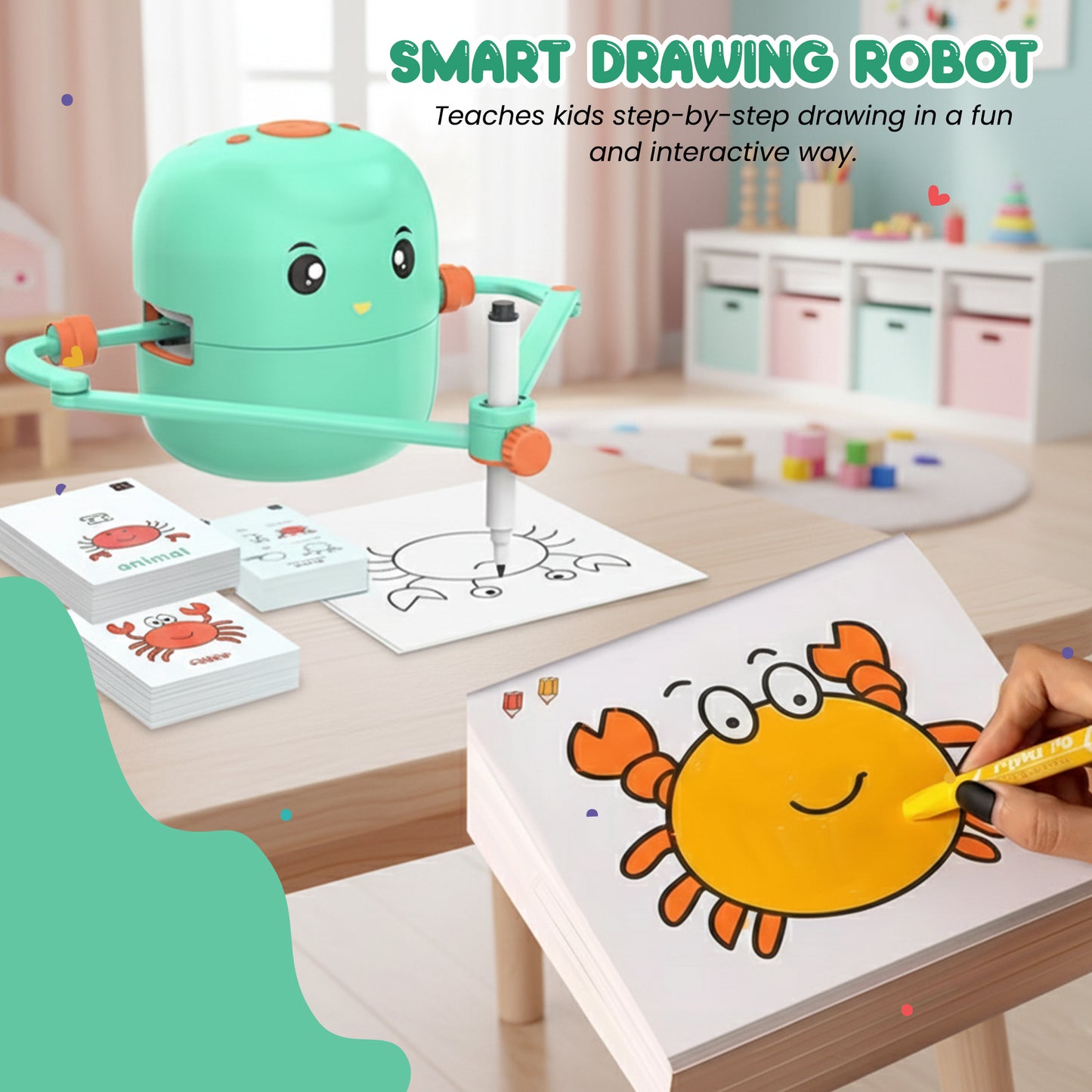 Sakuya Smart Robot for Boys | Interactive Electric Robot for Boys & Girls | Smartivity Toys Educational Gift | Kids Birthday Gift | Creative Art Drawing for 6-12 Years | Unique toys for Kids