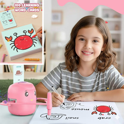 Sakuya Smart Robot for Boys | Interactive Electric Robot for Boys & Girls | Smartivity Toys Educational Gift | Kids Birthday Gift | Unique Toys for Kids |Creative Art Drawing for 6-12 Years | - Pink