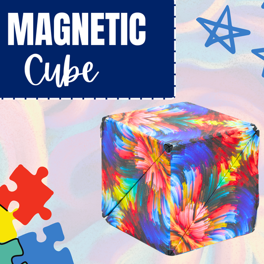 Sakuya Magnetic Cube 3D Puzzle Infinity Cubes for Kids|Shape Shifting Puzzle Box |Puzzle Fun Cube| Challenging Fun Game Cube Transforms Into Over 70 Shapes - Sakuya