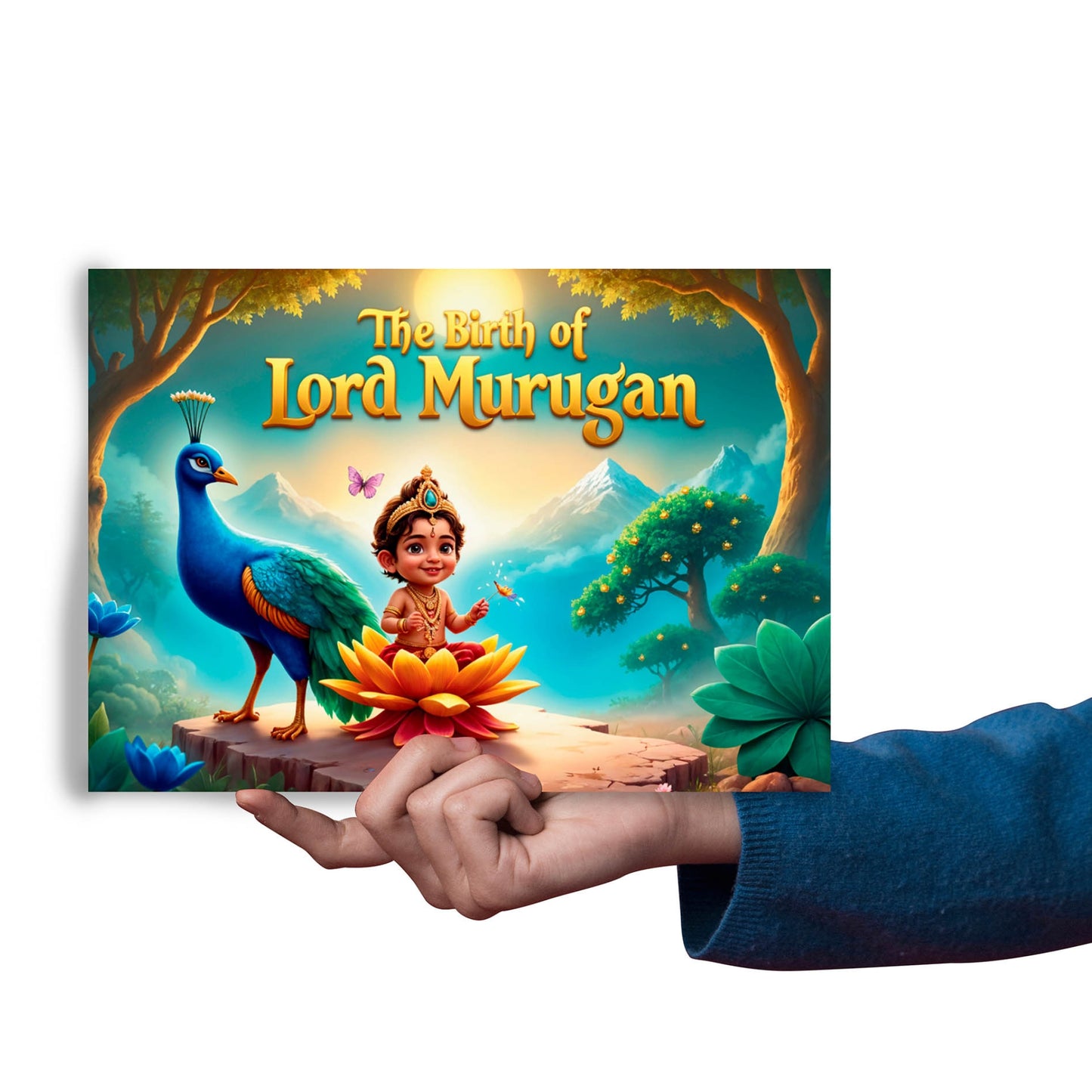 Sakuya Murugar Story Book - The Birth of Lord Murugan | Illustrated Mythological Story for Children | Engaging Spiritual Tales with Vibrant Artwork for Cultural Learning and Moral Values