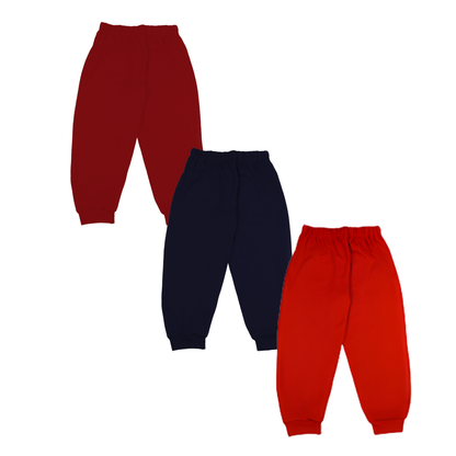 Sakuya Breathable Cotton Set of 3 Pant Set for Nightwear Sleepwear Casual Travel for Unisex Kids Boys Girls