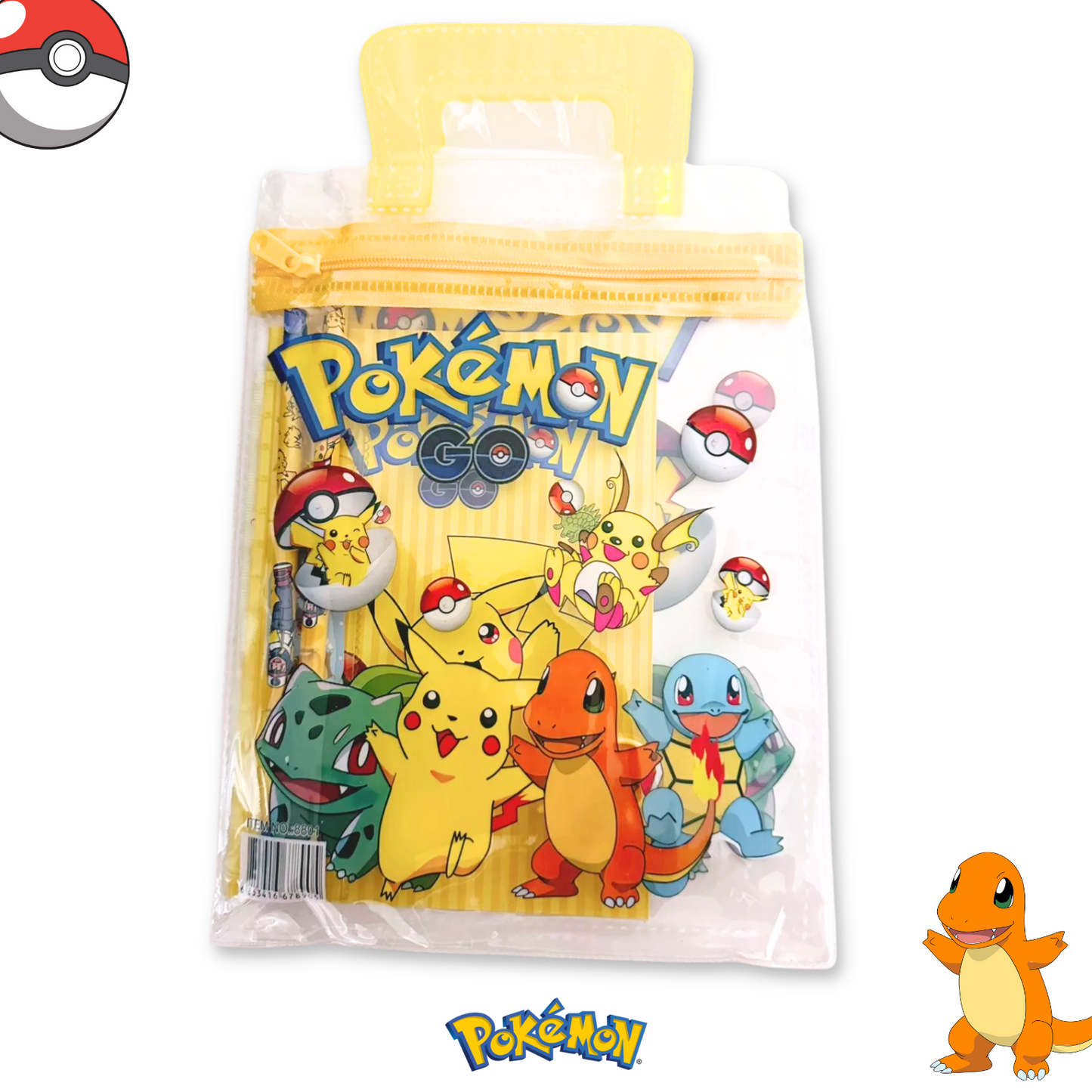 Cartoon Stationary Kit for Kids with Cartoon -Themed Pencils, Eraser, Sharpener, Notebook, Ruler, and More | Fun and Colorful Gift Set for School and Creative Play