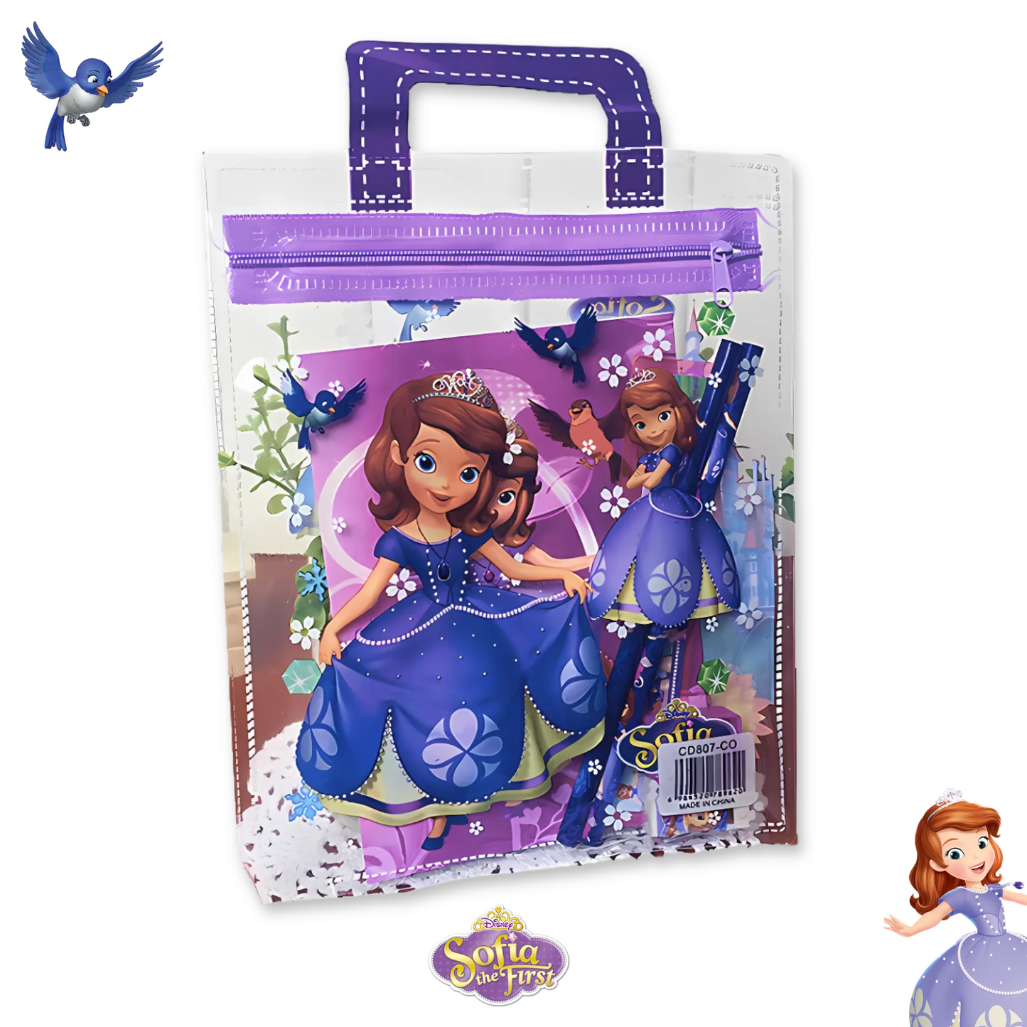 Cartoon Stationary Kit for Kids with Cartoon -Themed Pencils, Eraser, Sharpener, Notebook, Ruler, and More | Fun and Colorful Gift Set for School and Creative Play