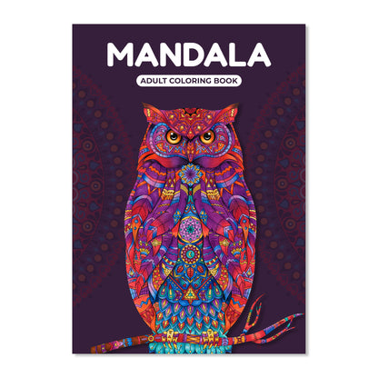 Sakuya Mandala Art Kit For Adults: Therapy Coloring Book For Stress Relief, Beginners To Advanced, With Daily Affirmations & Animal Designs, Art Therapy Books For Adult