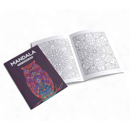 Sakuya Mandala Art Kit For Adults: Therapy Coloring Book For Stress Relief, Beginners To Advanced, With Daily Affirmations & Animal Designs, Art Therapy Books For Adult