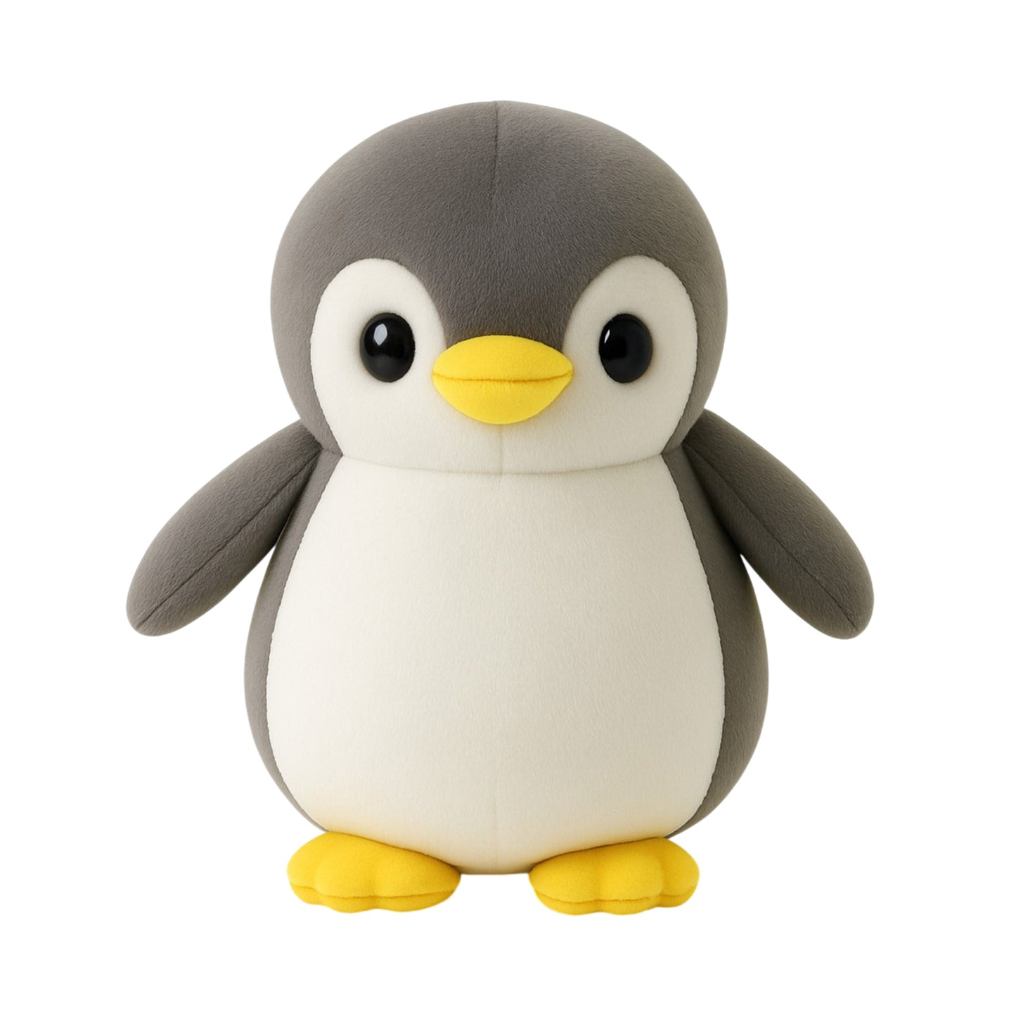 Sakuya Penguin Soft Toy Plush | Cute Stuffed Animal for Kids & Adults | Cuddly Birthday Gift, Nursery & Room Decor | Huggable Penguin Plushie for Boys & Girls Grey