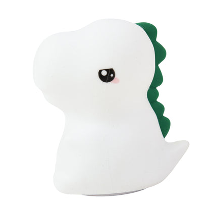 Sakuya Cute Mini Dinosaur Night Lamp for Kids Bedroom | Touch & Tap Control Color Changing Silicone LED Lamp with Rechargeable Battery | Soft Warm Light