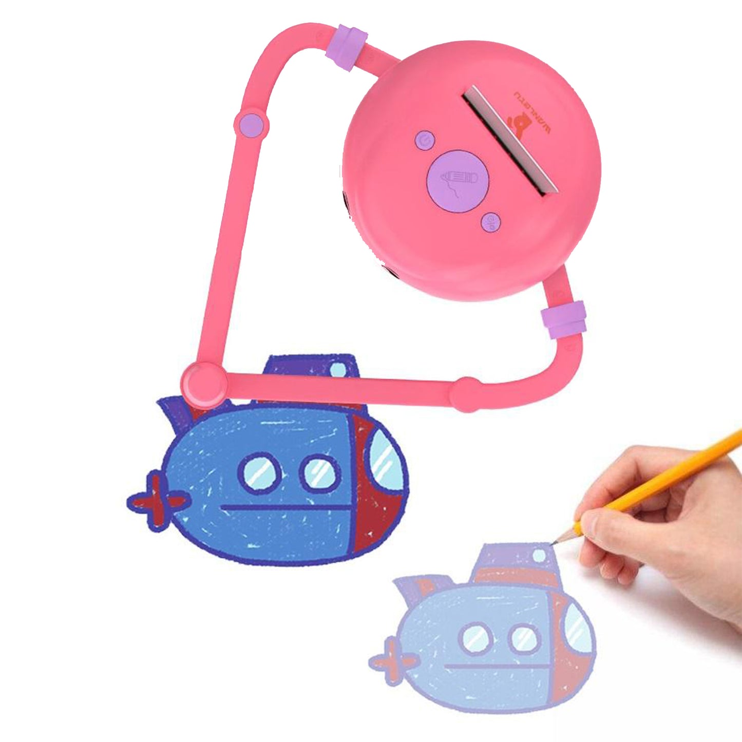 Sakuya Smart Robot for Boys | Interactive Electric Robot for Boys & Girls | Smartivity Toys Educational Gift | Kids Birthday Gift | Unique Toys for Kids |Creative Art Drawing for 6-12 Years | - Pink