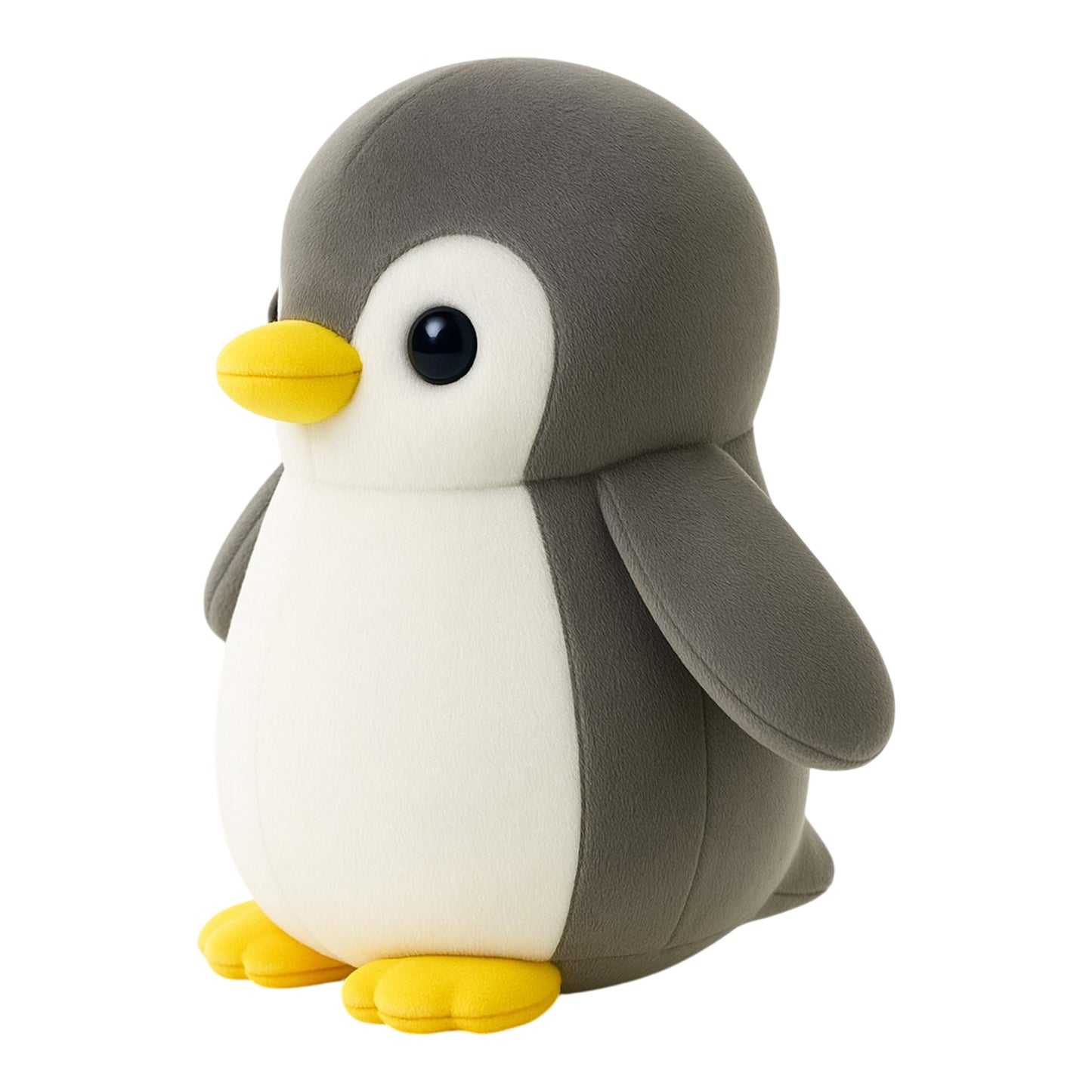 Sakuya Penguin Soft Toy Plush | Cute Stuffed Animal for Kids & Adults | Cuddly Birthday Gift, Nursery & Room Decor | Huggable Penguin Plushie for Boys & Girls Grey