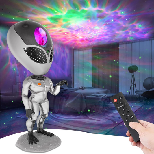 Starry Night Projector with AlienDesign, Galaxy Projector for Kids, Light Decor for Bedroom, Nebula Lamp for Room Decor, AlienProjector for Ceiling, Cute Night Lamp for Bed and Kids