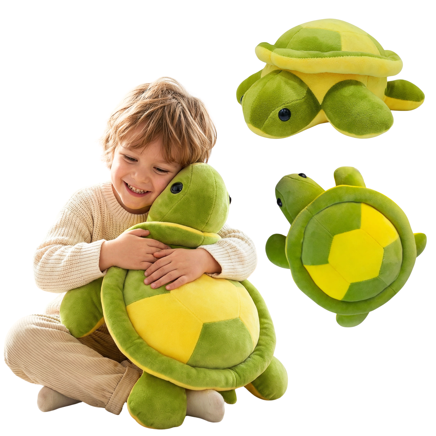 Sakuya 50 cm Turtle Soft Toy | Soft Plush Stuffed Animal for Kids | Cute Huggable Cushion Toy | Safe and Skin Friendly Material | Gift for Boys Girls | Bedroom Decor and Playtime Companion