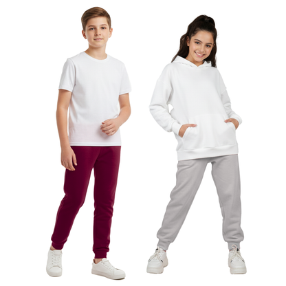 Sakuya Breathable Cotton Set of 2 Pant Set for Nightwear Sleepwear Casual Travel for Unisex Kids Boys Girls