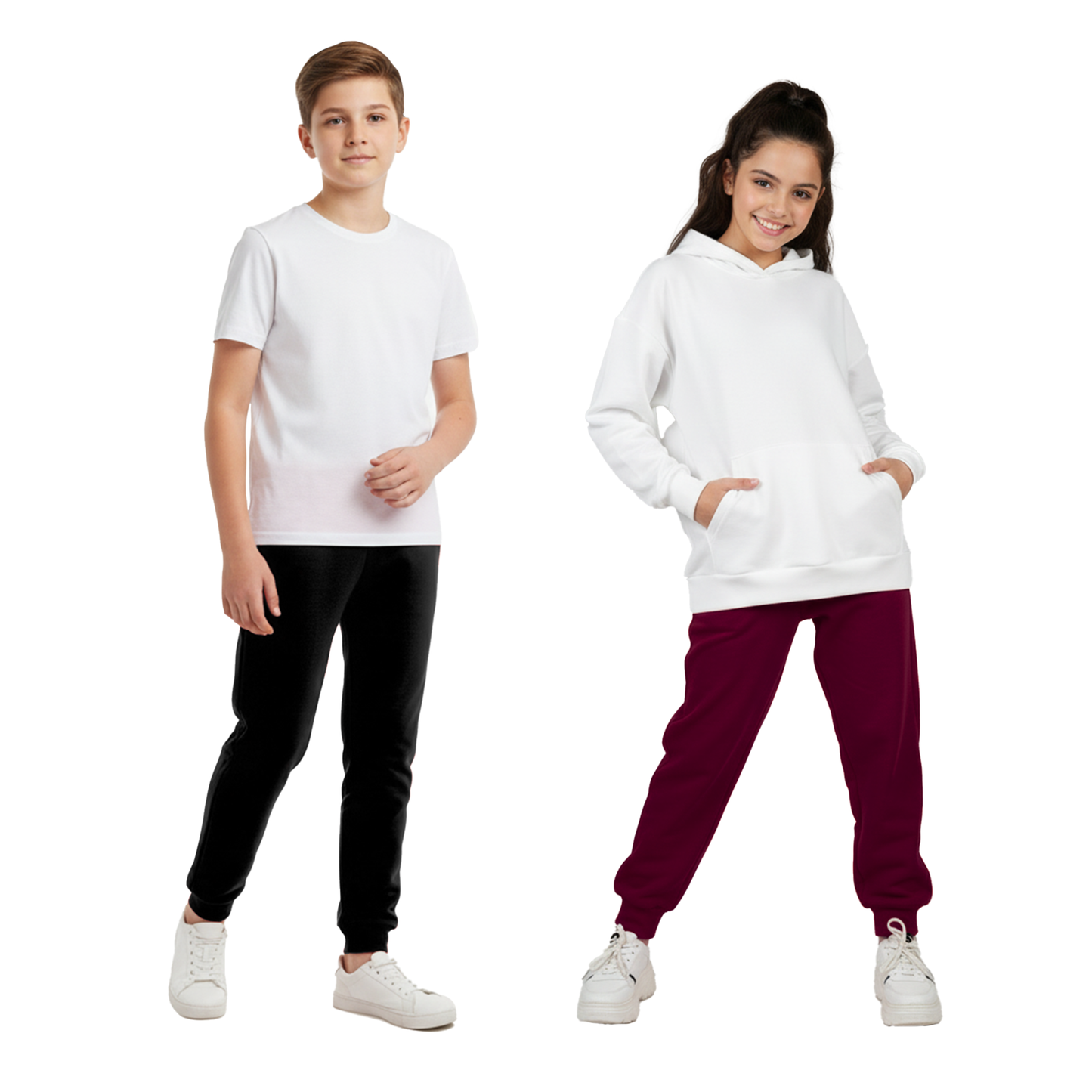 Sakuya Breathable Cotton Set of 2 Pant Set for Nightwear Sleepwear Casual Travel for Unisex Kids Boys Girls