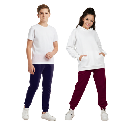 Sakuya Breathable Cotton Set of 2 Pant Set for Nightwear Sleepwear Casual Travel for Unisex Kids Boys Girls
