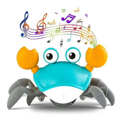 Musical Crab Toy for Kids | Crab Robot with Electronic Music and Moving Features | Ideal Baby Music Toy for Boys and Girls | Perfect Birthday Gift for Children | Child Safe Toy