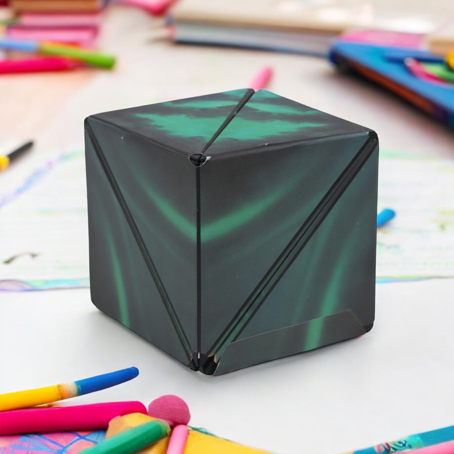 Sakuya Magnetic Cube 3D Puzzle Infinity Cubes for Kids|Shape Shifting Puzzle Box |Puzzle Fun Cube| Challenging Fun Game Cube Transforms Into Over 70 Shapes - Sakuya