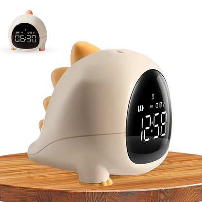 Cute Dino Digital Alarm Clock for Bedroom, Alarm Clock for Heavy Sleepers, Table Clock for Study Table, Digital Table Clock, Small Alarm Clock for Bed, Kids Alarm Clock, Desk Clock for Home