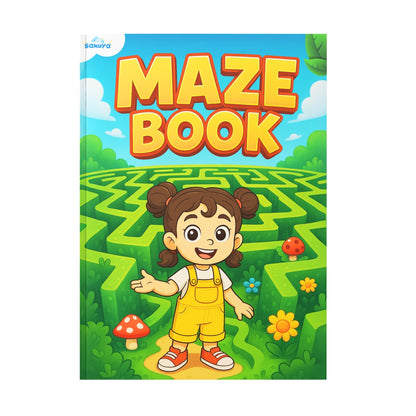 Sakuya Maze Activity Book for Kids – Fun and Challenging Mazes with Vibrant Colors, Engaging Puzzles, and Creative Brain-Boosting Challenges for Focus, Problem-Solving, and Motor Skills