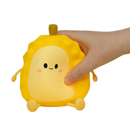 Sakuya Durian Silicone LED Night Light – Cute Rechargeable Bedside Lamp for Kids & Adults, Soft Touch Nursery Night Lamp, Bedroom Home Décor Gift