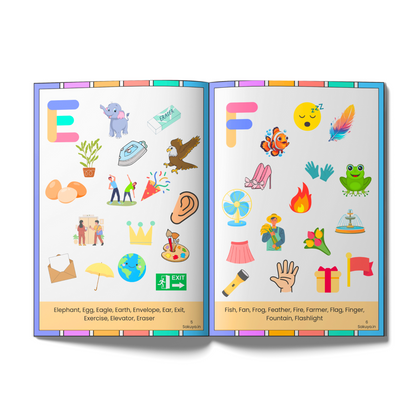 Sakuya Spy Alphabet Activity Book for Kids – Screen-Free Early Learning with HD Illustrations, Boosts Memory, Vocabulary, Creativity, and Hand-Eye Coordination for Engaging ABC Fun