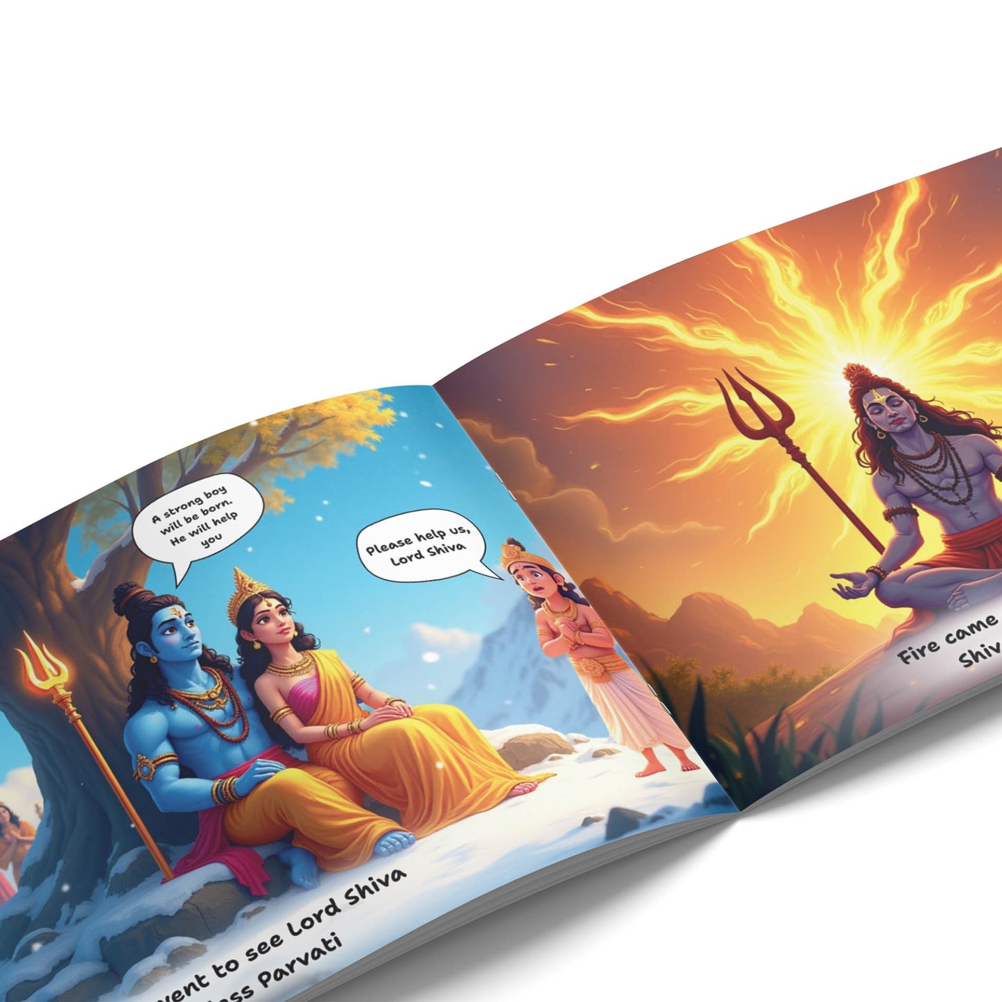 Sakuya Murugar Story Book - The Birth of Lord Murugan | Illustrated Mythological Story for Children | Engaging Spiritual Tales with Vibrant Artwork for Cultural Learning and Moral Values