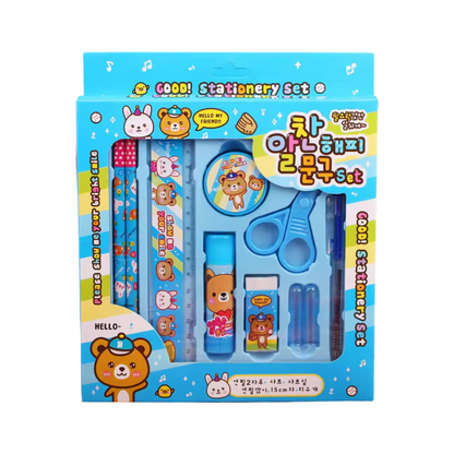 Sakuya Aesthetic Students Stationery Kit for Kids - Cute and Functional Stationary Items for School and Study - Unique Pens, Pencil, and More Included - Ideal for Girls and Boys - Sakuya