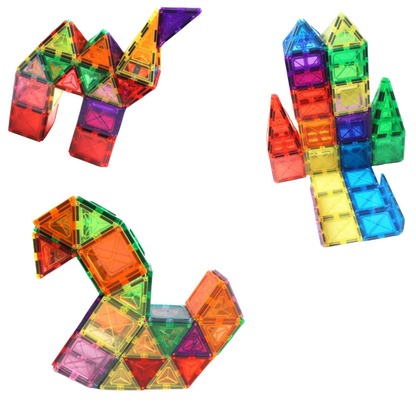Magnetic Blocks STEM Toy for Kids | Colorful 3D Building Tiles for Creativity, Problem-Solving & Motor Skills | Fun Learning Construction Set for Boys & Girls Ages 3+