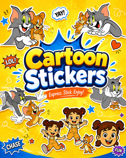 Sakuya Cute Cartoon Character Stickers for Kids | Aesthetic Sakuya Girl Sticker Pack for Journals, Water Bottles, Scrapbooks, Laptops & DIY Decoration | Kids Collectible Designs