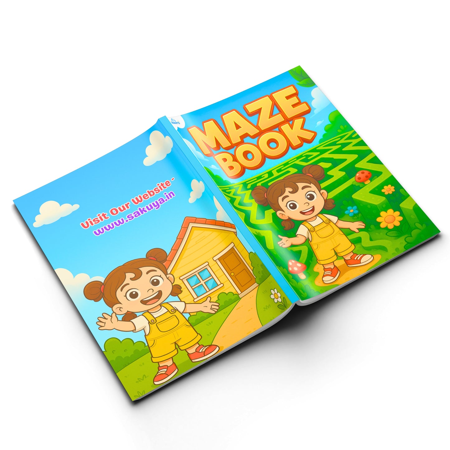 Sakuya Maze Activity Book for Kids – Fun and Challenging Mazes with Vibrant Colors, Engaging Puzzles, and Creative Brain-Boosting Challenges for Focus, Problem-Solving, and Motor Skills