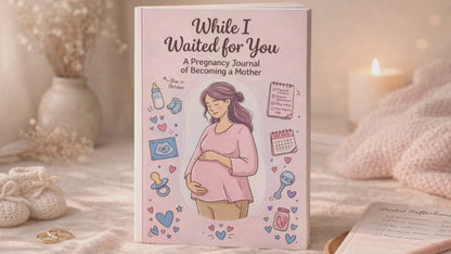 Sakuya Pregnancy Journal | Guided Pregnancy Memory Book for Expecting Mothers | Weekly Trackers, Reflections, Affirmations and Baby Keepsake Pages