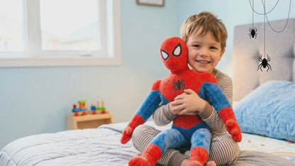 Web Hero  Plush Toy 50 cm – Large Superhero Soft Stuffed Doll for Kids, Extra Soft & Fluffy, Machine Washable, Hypoallergenic, Non-Toxic Gift for Boys & Girls, Bedtime Companion
