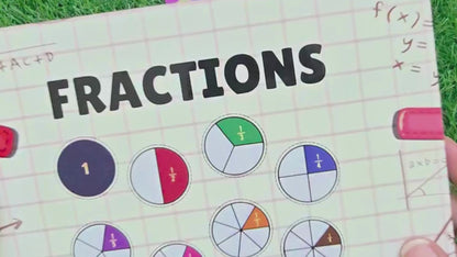 Sakuya Fraction Puzzle Learning Toy for Kids | Hands-On Math Manipulative | Visual Fractions & Part-Whole Concepts | Early Learning, Homeschool, Classroom Use | STEM Educational Math Toy