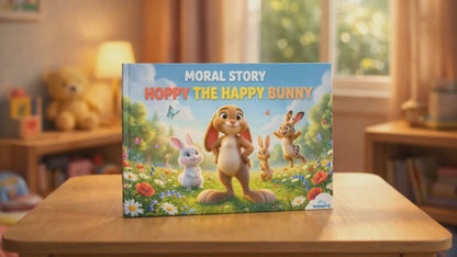 Sakuya Hoppy the Happy Bunny Moral Story Book for Kids Ages 3–8 | Illustrated Bedtime Story Book for Children | Teaches Self Confidence, Kindness, Friendship and Life Lessons Through Engaging Storytelling