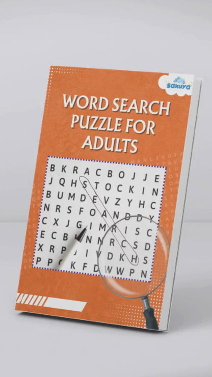 Word Search Book for Adults | Puzzles for Grownups with Brain Games | Relaxing Puzzle for Adults for Focus, Vocabulary, and Screen-Free Play | Mindful Play and Cognitive Engagement