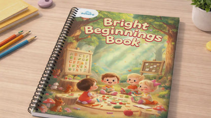 Beginner Math for Clever Champion – Preschool Busy Book for Kids 3.5+ | Reusable Math Activity Binder with Counting, Tracing, Addition, Logic Games & Fine Motor Skills | Tear-Proof Learning Book