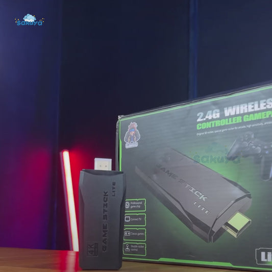 Retro Video Game with 20,000+ Built-in Games | 4K HDMI Output | Dual Wireless Controllers | HD Sound |