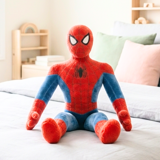 Web Hero  Plush Toy 50 cm – Large Superhero Soft Stuffed Doll for Kids, Extra Soft & Fluffy, Machine Washable, Hypoallergenic, Non-Toxic Gift for Boys & Girls, Bedtime Companion