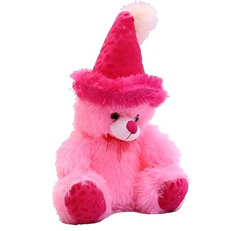 Sakuya Original Joker Teddy, Non-Toxic Super Soft Plush Stuff Toys for All Age Groups - 40 cm (Pink)