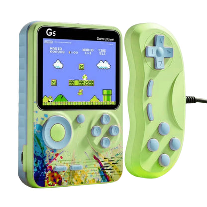 Sakuya G5 Retro Handheld Game Console with Remote Control | 400+ Classic Built-in Games | 3.0 Inch Color Display, Rechargeable Battery | Portable Gaming Device for Kids and Adults