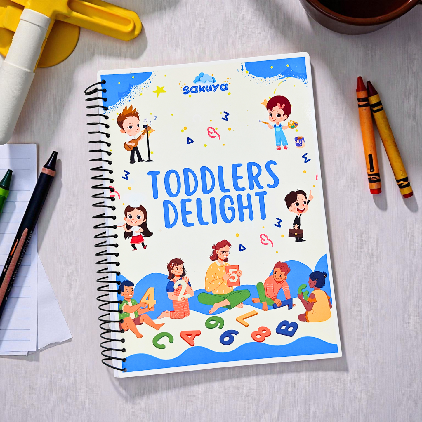 Alphabet Practice Book for Toddlers – Handwriting Improvement for Ages 1, 2, 3+