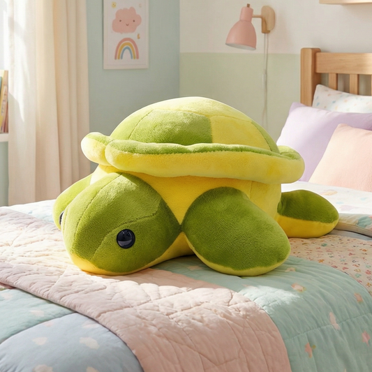 Sakuya 50 cm Turtle Soft Toy | Soft Plush Stuffed Animal for Kids | Cute Huggable Cushion Toy | Safe and Skin Friendly Material | Gift for Boys Girls | Bedroom Decor and Playtime Companion