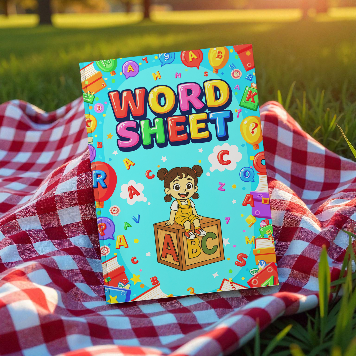 Word Sheet for Kids | Fun and Engaging Activity Book with Color-Coded Letter Prompts to Support Cognitive Development | Letter Recognition, Spelling Skills, and Early Development Book